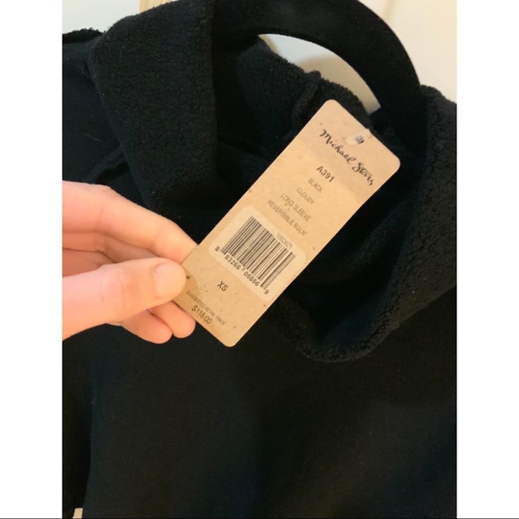 Michael Stars Reversible Raglan Sleeve Sweatshirt - Picture 3 of 4